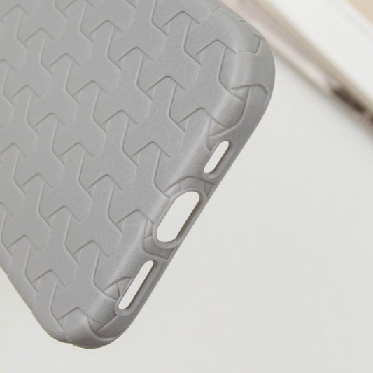 Чехол TPU Weaving для Apple iPhone 16 (6.1") Grey - изображение 5
