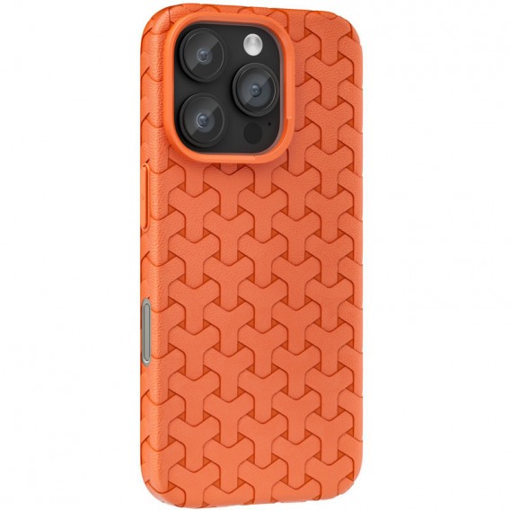 Чехол TPU Weaving для Apple iPhone 16 Pro (6.3"), Orange