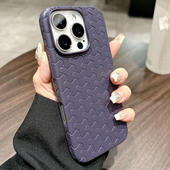 Чехол TPU Weaving для Apple iPhone 16 Pro Max (6.9"), Purple