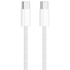 Кабель юсб USB-C to USB-C FineWoven for Apple (A) (1m) (box), White