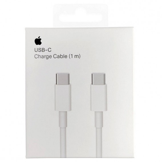 Кабель юсб USB-C to USB-C FineWoven for Apple (A) (1m) (box), White