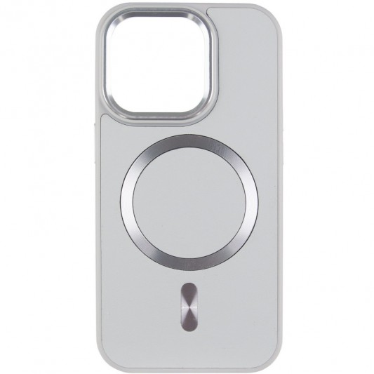 Кожаный чехол SnapCase with MagSafe для Apple iPhone 11 (6.1") Grey - изображение 1