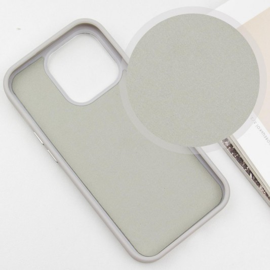 Кожаный чехол SnapCase with MagSafe для Apple iPhone 11 (6.1") Grey - изображение 3