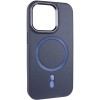 Шкіряний чохол SnapCase with MagSafe для Apple iPhone 11 (6.1"), Dark Blue