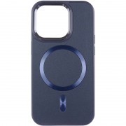 Кожаный чехол SnapCase with MagSafe для Apple iPhone 11 (6.1"), Dark Blue