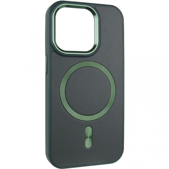 Шкіряний чохол SnapCase with MagSafe для Apple iPhone 11 Pro (5.8") Green
