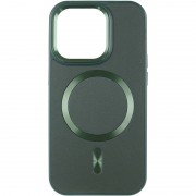 Кожаный чехол SnapCase with MagSafe для Apple iPhone 11 Pro Max (6.5"), Green