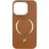 Шкіряний чохол для iPhone 11 Pro Max з MagSafe SnapCase (Brown)