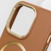 Шкіряний чохол для iPhone 11 Pro Max з MagSafe SnapCase (Brown)