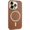 Кожаный чехол SnapCase with MagSafe для Apple iPhone 12 Pro / 12 (6.1"), Brown
