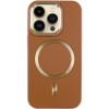 Кожаный чехол SnapCase with MagSafe для Apple iPhone 12 Pro / 12 (6.1"), Brown