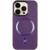 Шкіряний чохол SnapCase with MagSafe для Apple iPhone 12 Pro Max (6.7"), Dark Purple