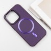 Шкіряний чохол SnapCase with MagSafe для Apple iPhone 12 Pro Max (6.7"), Dark Purple
