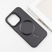 Кожаный чехол SnapCase with MagSafe для Apple iPhone 13 / 14 (6.1"), Black