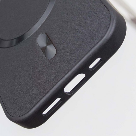 Кожаный чехол SnapCase with MagSafe для Apple iPhone 13 / 14 (6.1"), Black - изображение 6