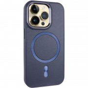 Кожаный чехол SnapCase with MagSafe для Apple iPhone 13 Pro Max (6.7") Dark Blue