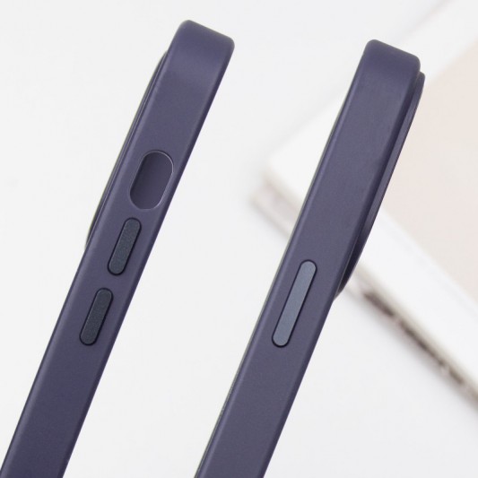 Кожаный чехол SnapCase with MagSafe для Apple iPhone 13 Pro Max (6.7") Dark Blue - изображение 4