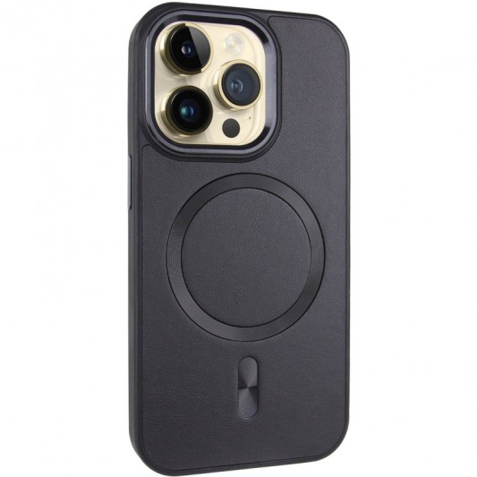 Шкіряний чохол SnapCase with MagSafe для Apple iPhone 13 Pro Max (6.7"), Black