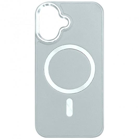 Кожаный чехол SnapCase with MagSafe для Apple iPhone 14 Pro (6.1") Grey