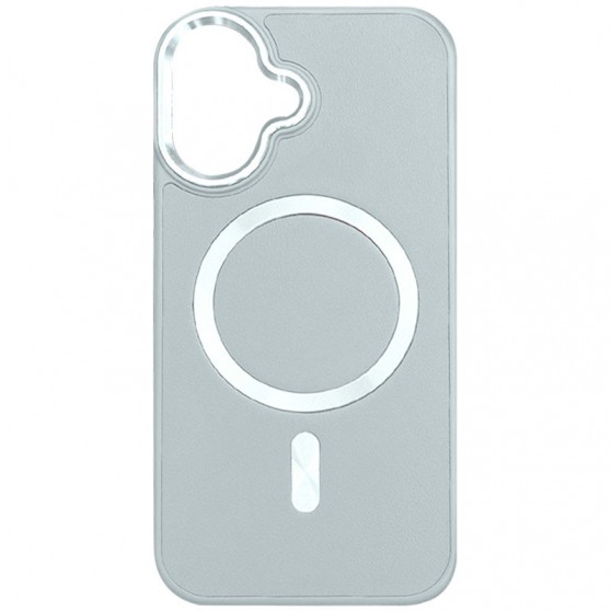 Кожаный чехол SnapCase with MagSafe для Apple iPhone 14 Pro (6.1") Grey