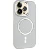 Кожаный чехол SnapCase with MagSafe для Apple iPhone 15 Pro (6.1"), Grey