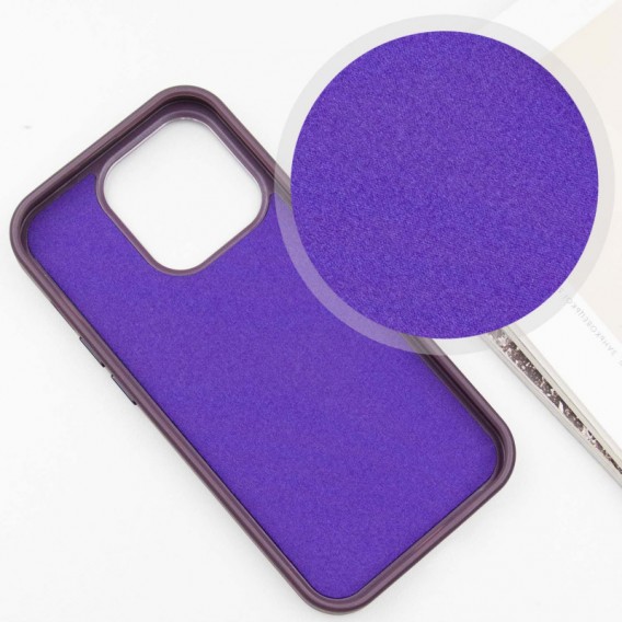 Шкіряний чохол SnapCase with MagSafe для Apple iPhone 15 Pro (6.1"), Dark Purple