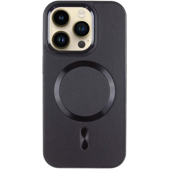 Шкіряний чохол SnapCase with MagSafe для iPhone 15 Pro Max (6.7"), Black