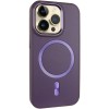 Шкіряний чохол SnapCase with MagSafe для iPhone 15 Pro Max (6.7"), Dark Purple