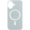 Шкіряний чохол SnapCase with MagSafe для Apple iPhone 16 (6.1"), Grey