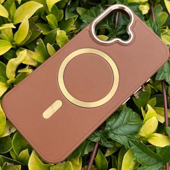 Кожаный чехол SnapCase with MagSafe для Apple iPhone 16 (6.1"), Brown