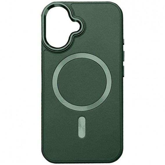 Шкіряний чохол SnapCase with MagSafe для Apple iPhone 16 (6.1"), Green