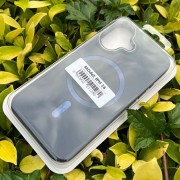 Шкіряний чохол SnapCase with MagSafe для Apple iPhone 16 (6.1"), Dark Blue