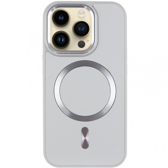 Кожаный чехол SnapCase with MagSafe для Apple iPhone 16 Pro (6.3"), Grey