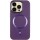 Шкіряний чохол SnapCase with MagSafe для Apple iPhone 16 Pro Max (6.9") Dark Purple