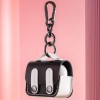 Шкіряний футляр Briefcase для навушників AirPods Pro, Black / White