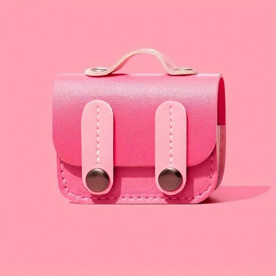 Шкіряний футляр Briefcase для навушників AirPods 3, Pink