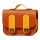 Шкіряний футляр Briefcase для навушників AirPods 3 Brown / Yellow
