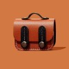 Шкіряний футляр Briefcase для навушників AirPods 3, Brown/Black