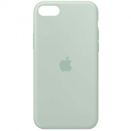 Чехол Silicone Case Full Protective (AA) для Apple iPhone SE (2020) Бирюзовый / Beryl