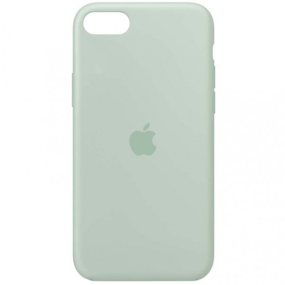 Чехол Silicone Case Full Protective (AA) для Apple iPhone SE (2020) Бирюзовый / Beryl