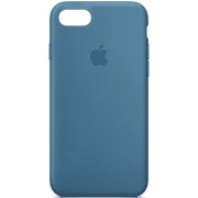 Чехол Silicone Case Full Protective (AA) для Apple iPhone SE (2020) Синий / Blue Jay