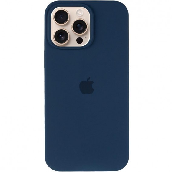 Чехол Silicone Case Full Protective (AA) для Apple iPhone 14 Pro (6.1"), Синий / Blue Jay