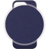 Кожаный чехол Leather Case (AAA) with MagSafe and Animation для Apple iPhone 14 (6.1"), Ink
