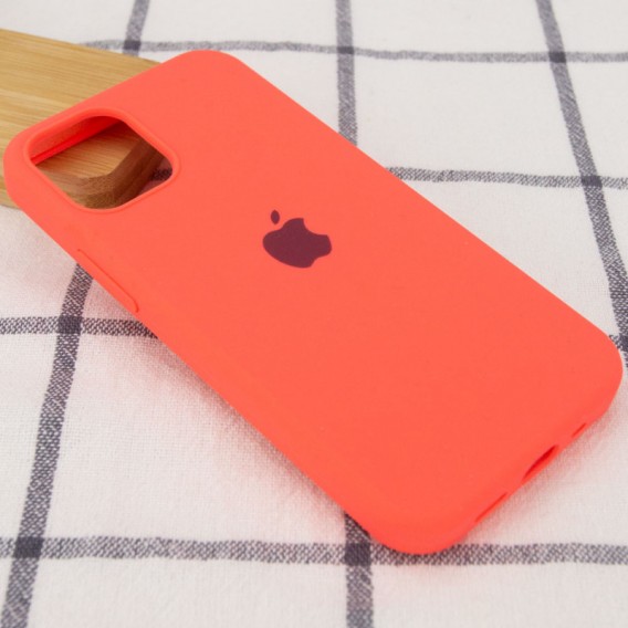 Чехол Silicone Case Full Protective (AA) для Apple iPhone 15 Pro (6.1"), Арбузный / Watermelon red