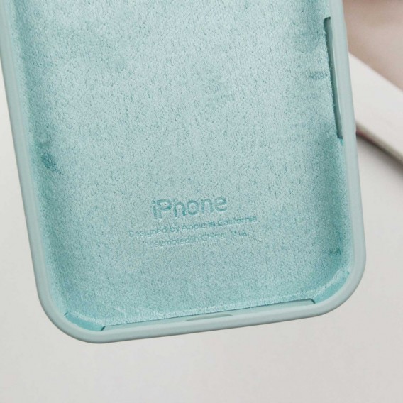 Чохол Silicone Case Full Protective (AA) для Apple iPhone 15 Pro (6.1"), Бірюзовий / Beryl