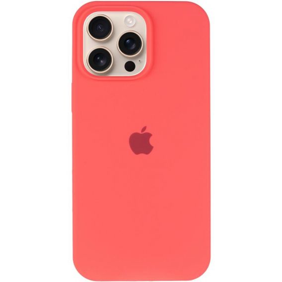 Чехол для iPhone 15 Pro Max Silicone Case Full Protective (Watermelon red)