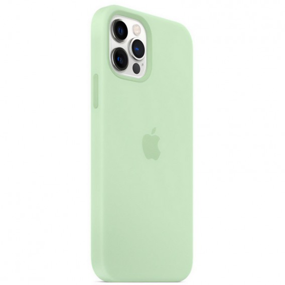 Чехол на iPhone 15 Pro Max - Silicone Case Full Protective (AA), Зеленый / Pistachio