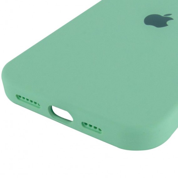 Чехол Silicone Case Full Protective (AA) для Apple iPhone 15 Pro Max (6.7 дюйма) Зеленый / Pistachio
