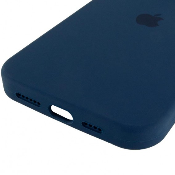 Чехол Silicone Case Full Protective (AA) для Apple iPhone 15 Pro Max (6.7"), Синий / Blue Jay