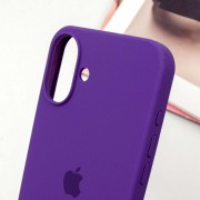 Чехол Silicone Case Full Protective (AA) для Apple iPhone 16 Plus (6.7"), Фиолетовый / Amethyst